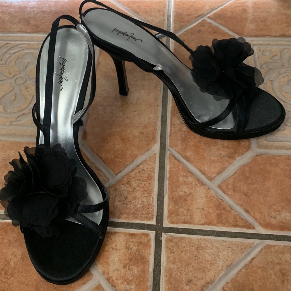 Black Strappy Heels